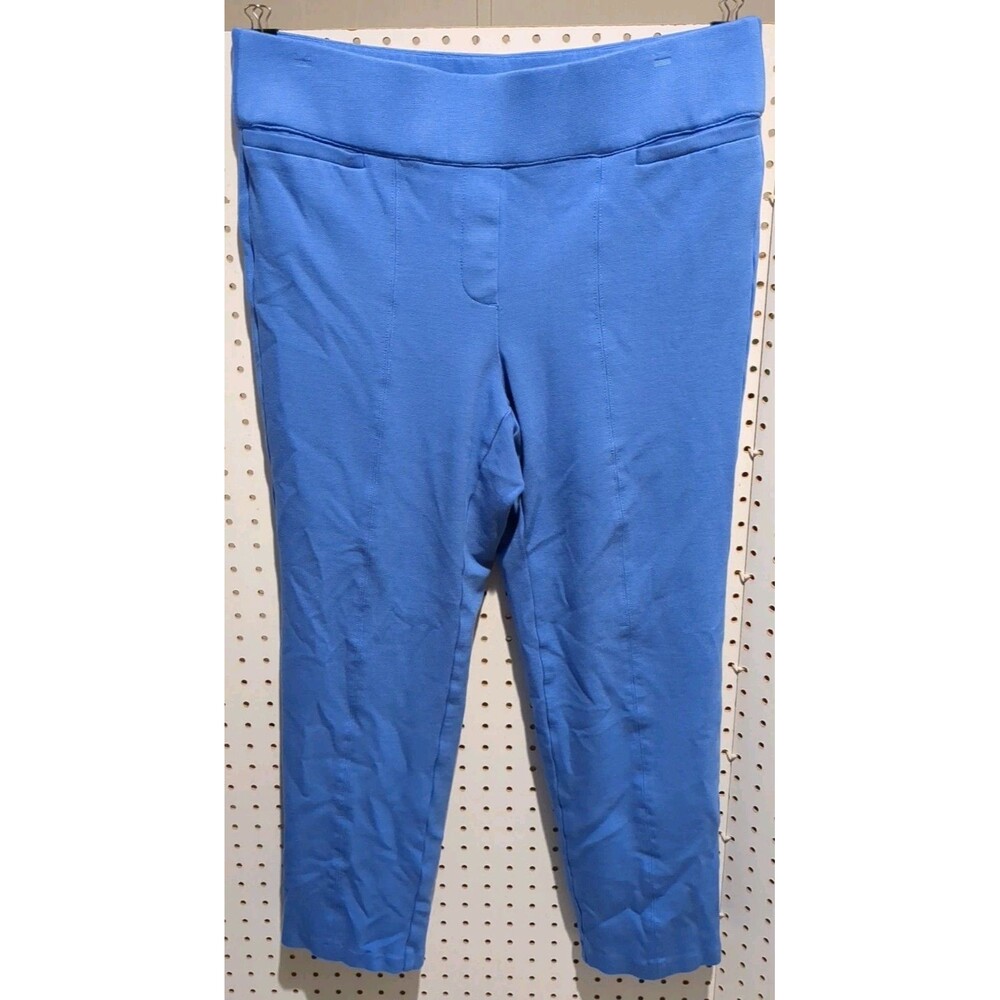 Lane Bryant Women's Pants Size 14 Blue Stretch Pockets